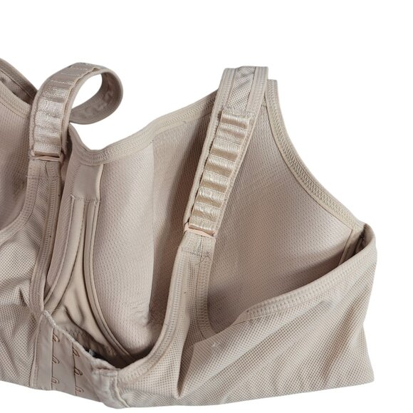 Wacoal Lindsey Contour Underwire Sports Bra Tan 38C Full Cover Seamless 853209 - Picture 7 of 10